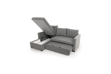 Tareen Sofa med Divan 3-seter - Lysegrå - Møbler - Sofaer - Sovesofaer - Sovesofa divan