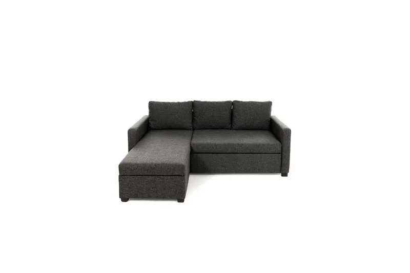 Tareen Sofa med Divan 3-seter - Mørkegrå - Møbler - Sofaer - Sofa med sjeselong
