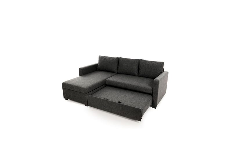 Tareen Sofa med Divan 3-seter - Mørkegrå - Møbler - Sofaer - Sofa med sjeselong