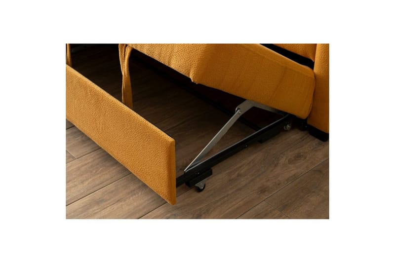 Tareen Sofa med Divan 3-seter - Sennepsgul - Møbler - Sofaer - Sofa med sjeselong