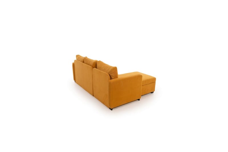 Tareen Sofa med Divan 3-seter - Sennepsgul - Møbler - Sofaer - Sofa med sjeselong