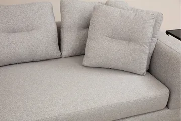 Tekawa Sofa m. Divan 4-seters - Lysegrå - Møbler - Sofaer - U-sofa