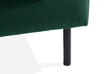 Teodin Fløyelssofa 2-seters med Divan H øyre - Grønn - Møbler - Sofaer - Sofa med sjeselong