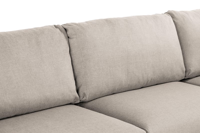 Trend 4-seters Høyrevendt L-formet Sjeselongsofa i Stoff 280 cm bred - Beige - Møbler - Sofaer - Sofa med sjeselong
