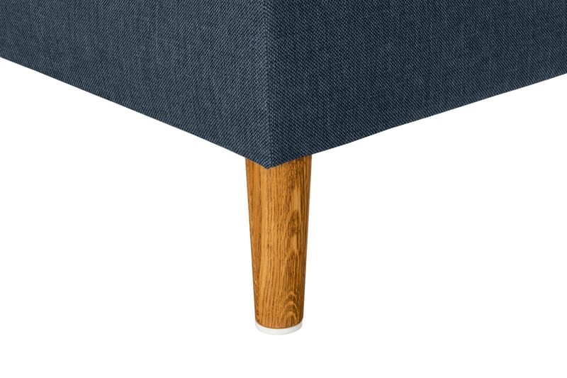 Trend 4-seters Høyrevendt L-formet Sjeselongsofa i Stoff - Blå - Møbler - Sofaer - Sofa med sjeselong