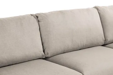 Trend 4-seters Venstrevendt L-formet Divansofa i Stoff - Beige - Møbler - Sofaer - Sofa med sjeselong