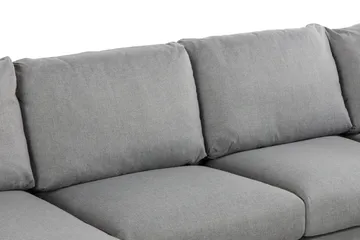 Trend 5-seters Venstrevendt U-formet Hjørnesofa med Divan i Stoff - Grå - Møbler - Sofaer - Hjørnesofa - Hjørnesofa med divan
