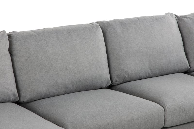 Trend 5-seters Venstrevendt U-formet Hjørnesofa med Divan i Stoff - Grå - Møbler - Sofaer - Hjørnesofa - Hjørnesofa med divan
