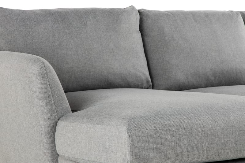 Trend 5-seters Venstrevendt U-formet Hjørnesofa med Divan i Stoff - Grå - Møbler - Sofaer - Sofa med sjeselong