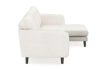 Trend Lyx 3-seter Divansofa Høyre - Hvit - Møbler - Sofaer - Sofa med sjeselong
