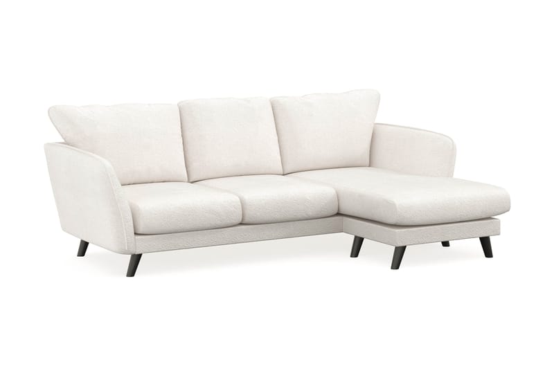 Trend Lyx 3-seter Divansofa Høyre - Hvit - Møbler - Sofaer - Sofa med sjeselong