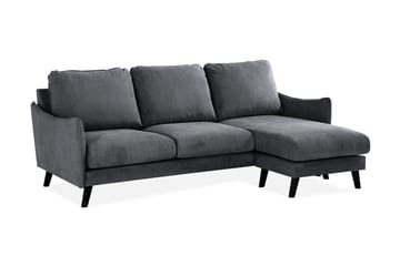 Trend Lyx 3-seter Divansofa Høyre - Mørkegrå - Møbler - Sofaer - Sofa med sjeselong