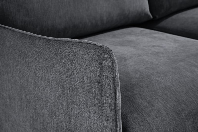 Trend Lyx 3-seter Divansofa Venstre - Mørkegrå/Eik - Møbler - Sofaer - Sofa med sjeselong