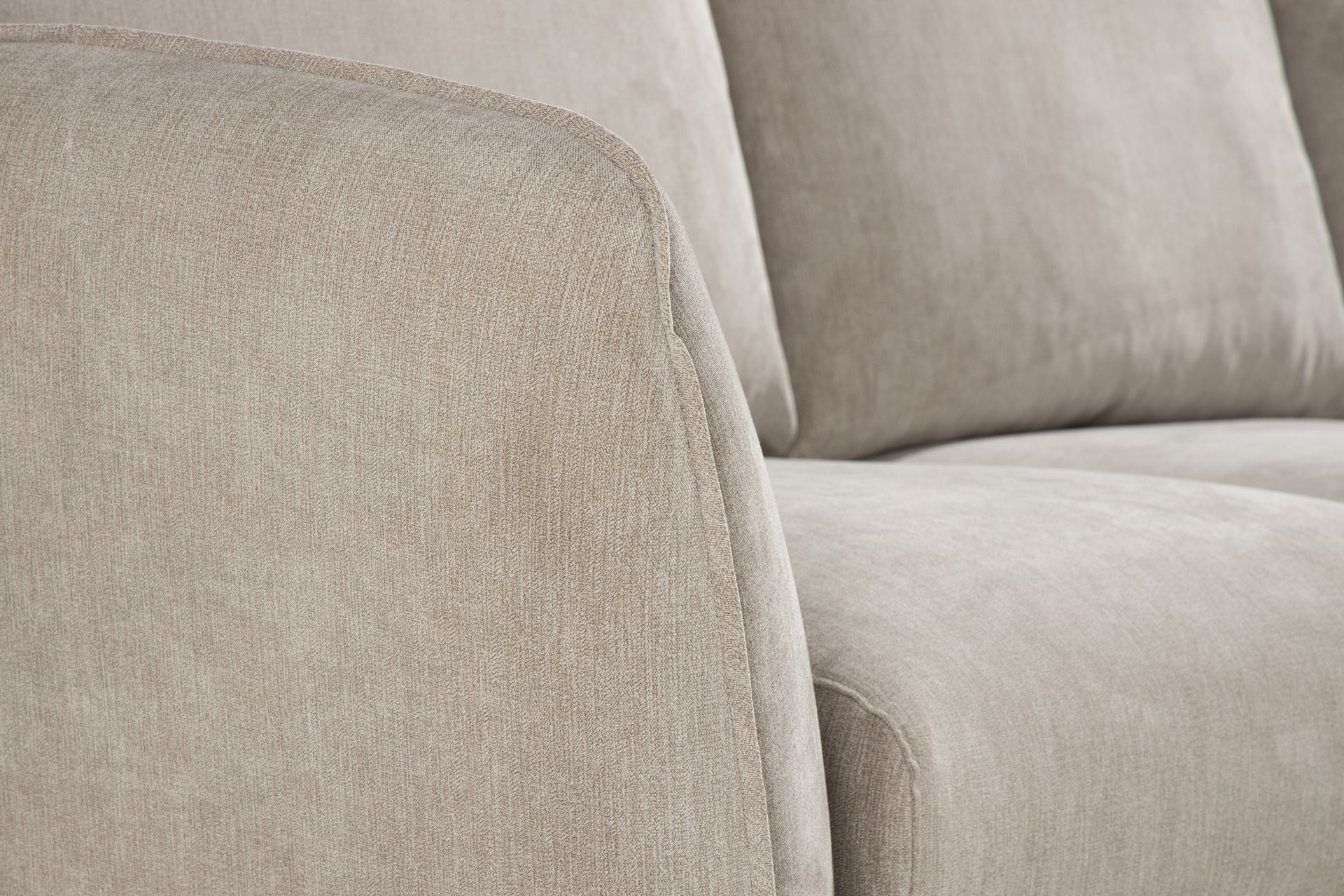 Trend Lyx 3-seter Venstrevendt L-formet Divansofa i Stoff - Beige - Møbler - Sofaer - Sofa med sjeselong