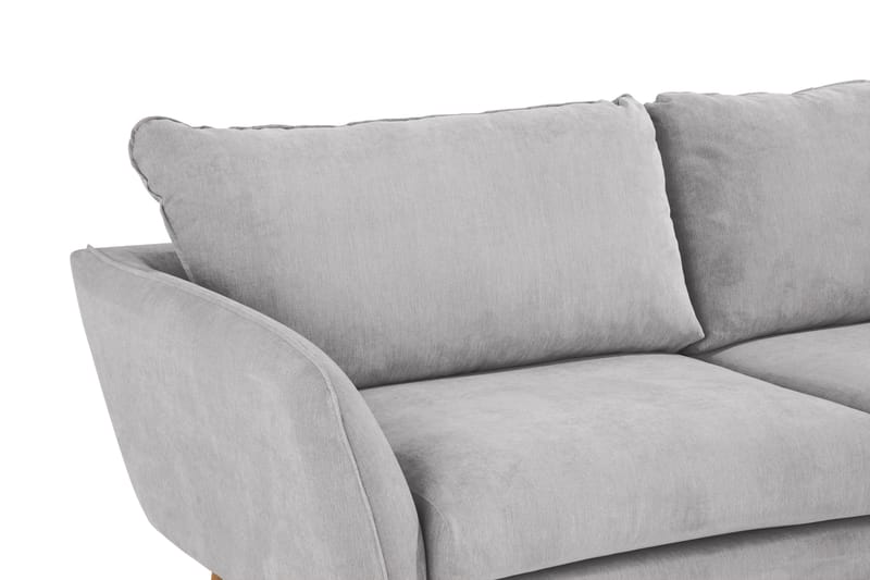 Trend Lyx 3-seter Venstrevendt L-formet Divansofa i Stoff - Beige - Møbler - Sofaer - Sofa med sjeselong - 4 seters sofa med divan