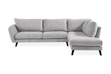 Trend Lyx 3-seter Venstrevendt L-formet Divansofa i Stoff