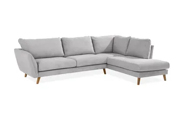 Trend Lyx 3-seter Venstrevendt L-formet Divansofa i Stoff - Beige - Møbler - Sofaer - Sofa med sjeselong