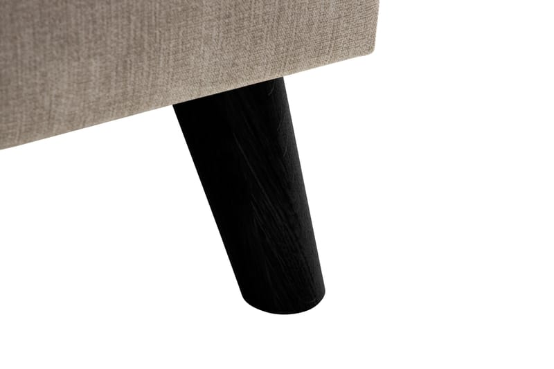 Trend Lyx 3-seters Høyrevendt L-formet Sjeselongsofa i Stoff - Beige - Møbler - Sofaer - Sofa med sjeselong