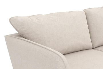 Trend Lyx 3-seters Høyrevendt L-formet Sjeselongsofa i Stoff - Beige - Møbler - Sofaer - Sofa med sjeselong