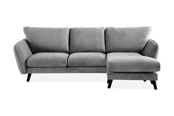 Trend Lyx 3-seters Høyrevendt L-formet Sjeselongsofa i Stoff