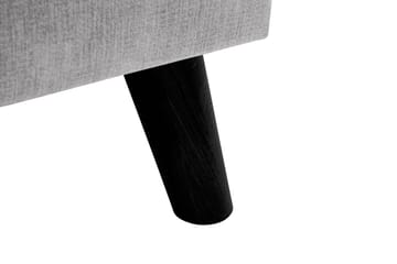 Trend Lyx 3-seters Høyrevendt L-formet Sjeselongsofa i Stoff - Lys grå - Møbler - Sofaer - Sofa med sjeselong