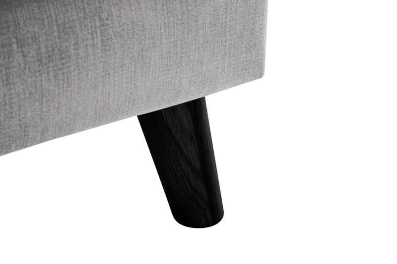 Trend Lyx 3-seters Høyrevendt L-formet Sjeselongsofa i Stoff - Lys grå - Møbler - Sofaer - Sofa med sjeselong - 4 seters sofa med divan