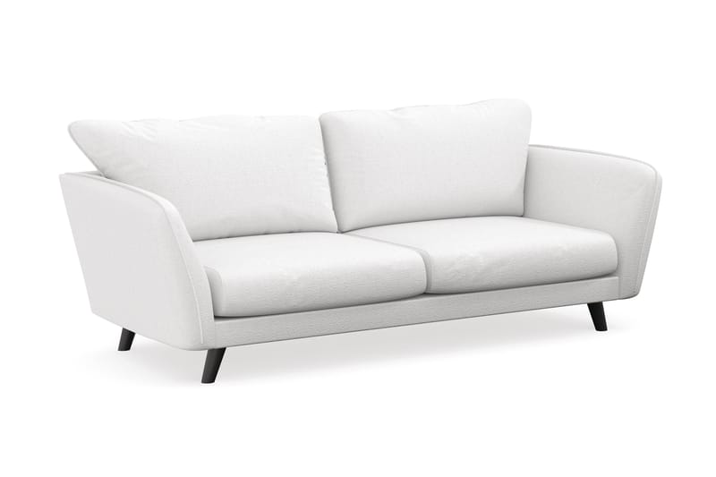 Trend Lyx 3-seters Stoffsofa - Hvit - Møbler - Sofaer - Sofa med sjeselong