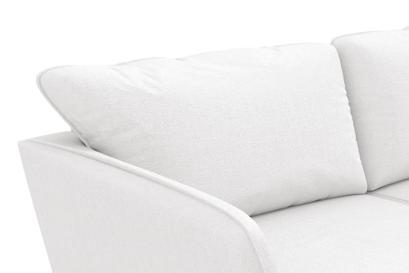 Trend Lyx 3-seters Stoffsofa - Hvit - Møbler - Sofaer - Sofa med sjeselong