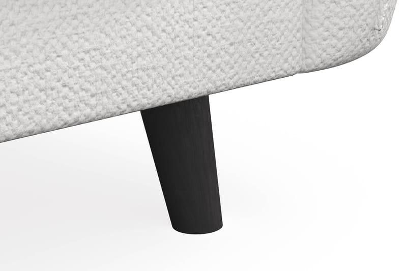 Trend Lyx 3-seters Stoffsofa - Hvit - Møbler - Sofaer - Sofa med sjeselong