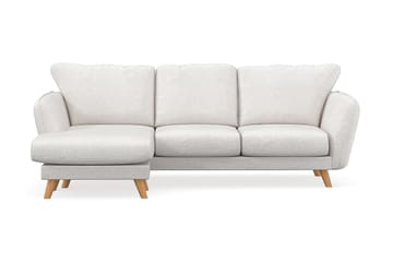 Trend Lyx 3-seters Venstrevendt L-formet Sjeselongsofa i Bouclé