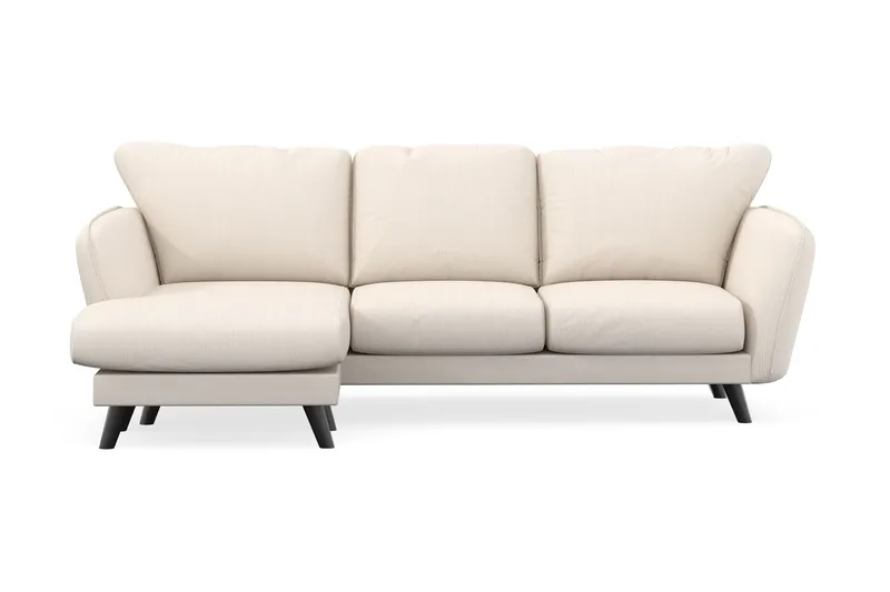 Trend Lyx 3-seters Venstrevendt L-formet Sjeselongsofa i Manchester, Beige