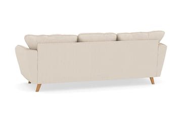 Trend Lyx 3-seters Venstrevendt L-formet Sjeselongsofa i Manchester - Beige - Møbler - Sofaer - Sofa med sjeselong