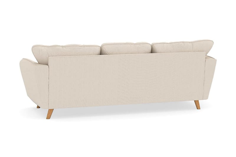 Trend Lyx 3-seters Venstrevendt L-formet Sjeselongsofa i Manchester - Beige - Møbler - Sofaer - Sofa med sjeselong - 4 seters sofa med divan