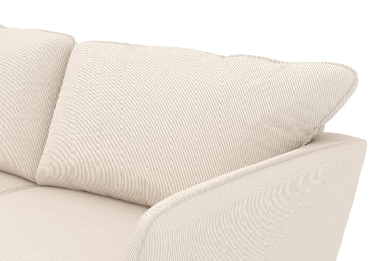 Trend Lyx 3-seters Venstrevendt L-formet Sjeselongsofa i Manchester - Beige - Møbler - Sofaer - Sofa med sjeselong