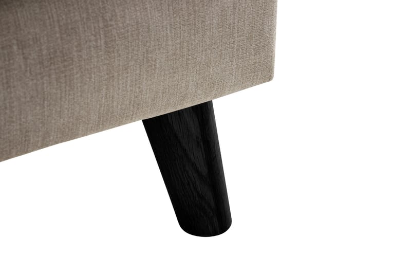 Trend Lyx 3-seters Venstrevendt L-formet Sjeselongsofa i Stoff - Beige - Møbler - Sofaer - Sofa med sjeselong - 4 seters sofa med divan