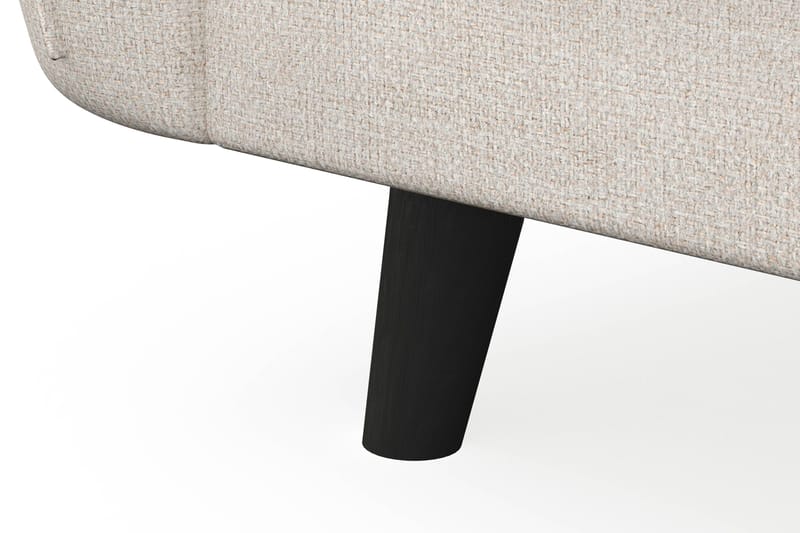 Trend Lyx 3-seters Venstrevendt L-formet Sjeselongsofa i Stoff - Beige - Møbler - Sofaer - Sofa med sjeselong