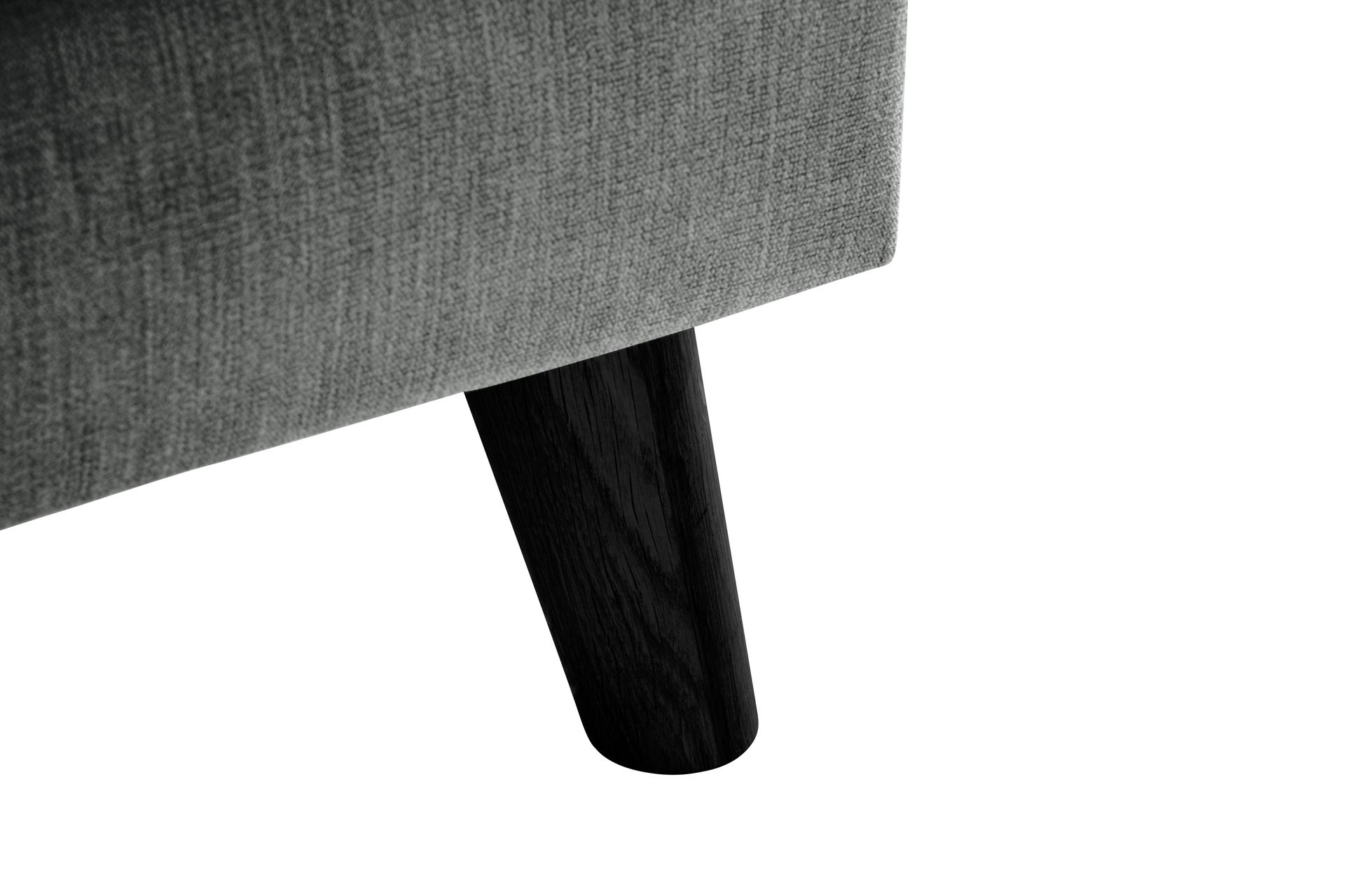 Trend Lyx 3-seters Venstrevendt L-formet Sjeselongsofa i Stoff - Grå - Møbler - Sofaer - Sofa med sjeselong