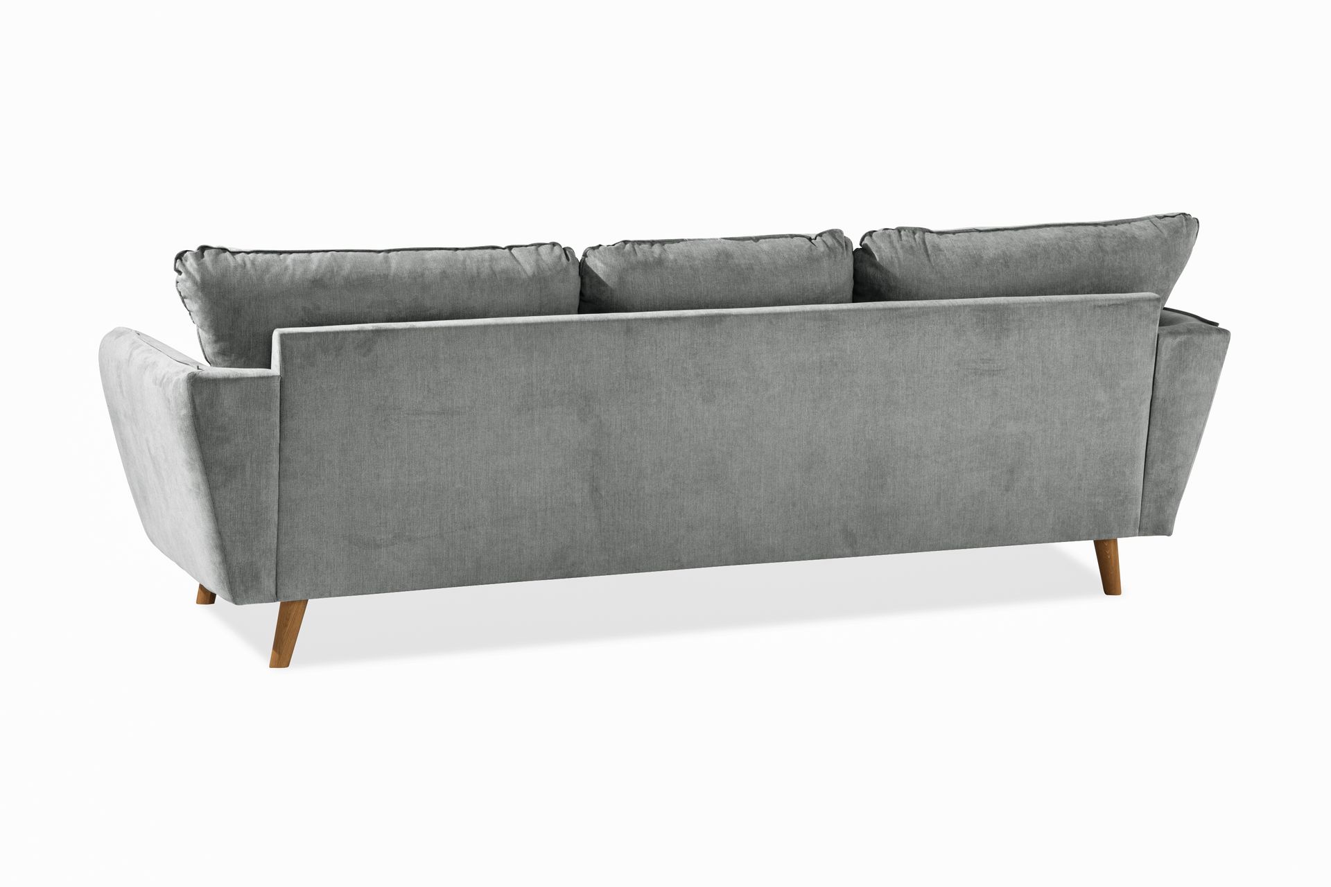 Trend Lyx 3-seters Venstrevendt L-formet Sjeselongsofa i Stoff - Grå - Møbler - Sofaer - Sofa med sjeselong