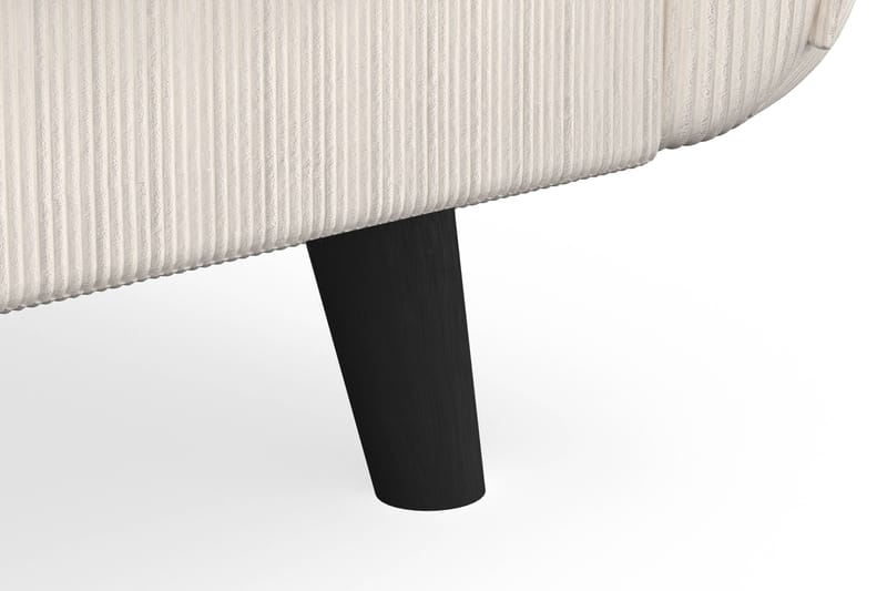 Trend Lyx 4-seters Høyrevendt L-formet Sjeselongsofa i Manchester - Beige - Møbler - Sofaer - Sofa med sjeselong