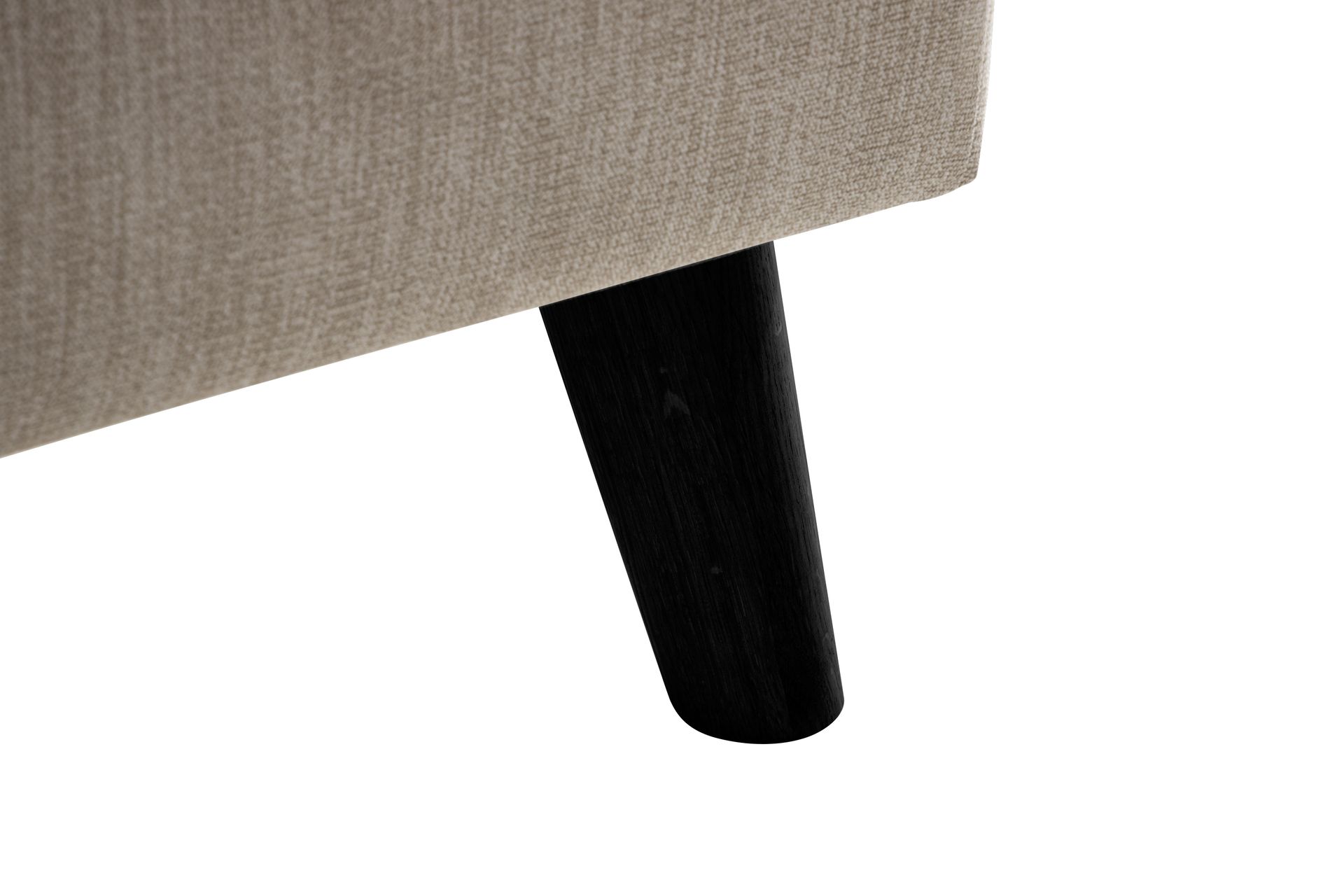 Trend Lyx 4-seters Høyrevendt L-formet Sjeselongsofa i Stoff - Beige - Møbler - Sofaer - Sofa med sjeselong