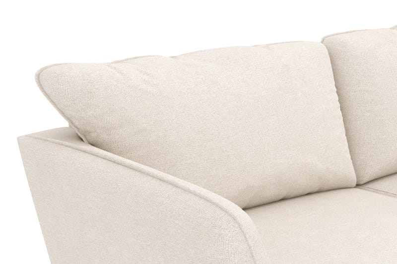 Trend Lyx 4-seters Høyrevendt L-formet Sjeselongsofa i Stoff - Beige - Møbler - Sofaer - Sofa med sjeselong