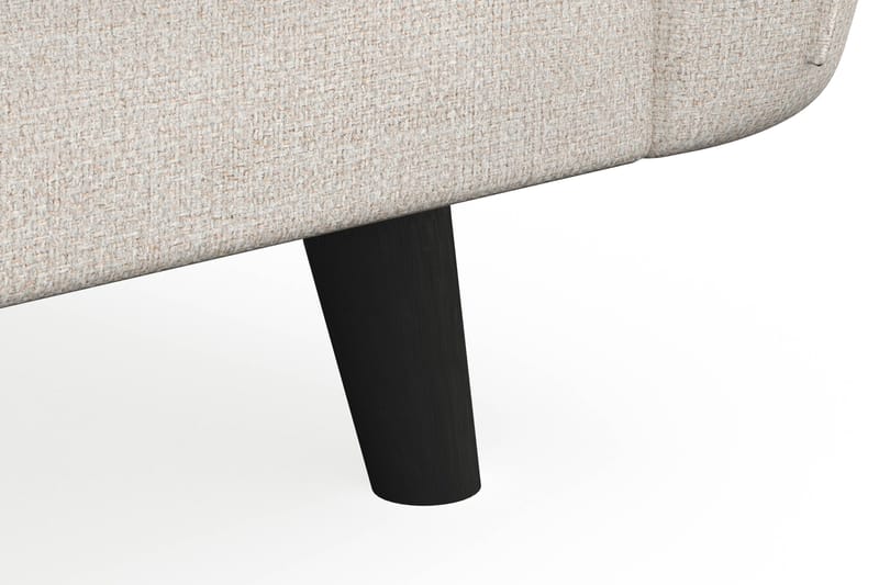 Trend Lyx 4-seters Høyrevendt L-formet Sjeselongsofa i Stoff - Beige - Møbler - Sofaer - Sofa med sjeselong