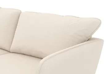 Trend Lyx 4-seters Venstrevendt L-formet Sjeselongsofa i Manchester - Beige - Møbler - Sofaer - Sofa med sjeselong