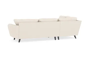 Trend Lyx 4-seters Venstrevendt L-formet Sjeselongsofa i Manchester - Beige - Møbler - Sofaer - Sofa med sjeselong