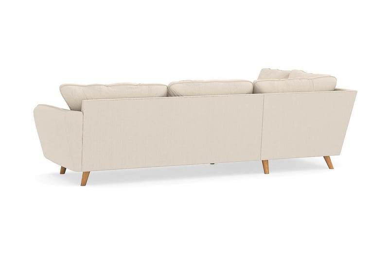 Trend Lyx 4-seters Venstrevendt L-formet Sjeselongsofa i Manchester - Beige - Møbler - Sofaer - Sofa med sjeselong - 4 seters sofa med divan
