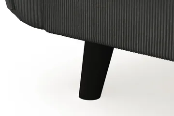 Trend Lyx 4-seters Venstrevendt L-formet Sjeselongsofa i Manchester - Mørkegrå - Møbler - Sofaer - Sofa med sjeselong