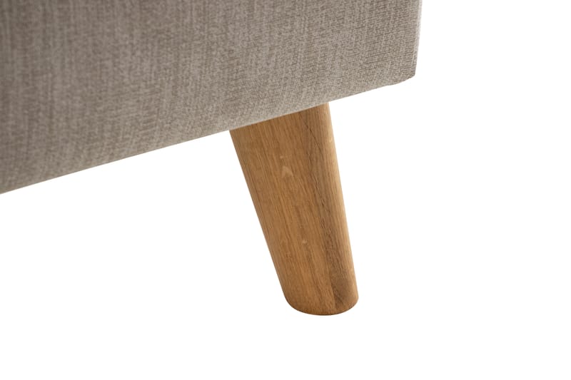 Trend Lyx 4-seters Venstrevendt L-formet Sjeselongsofa i Stoff - Beige - Møbler - Sofaer - Sofa med sjeselong