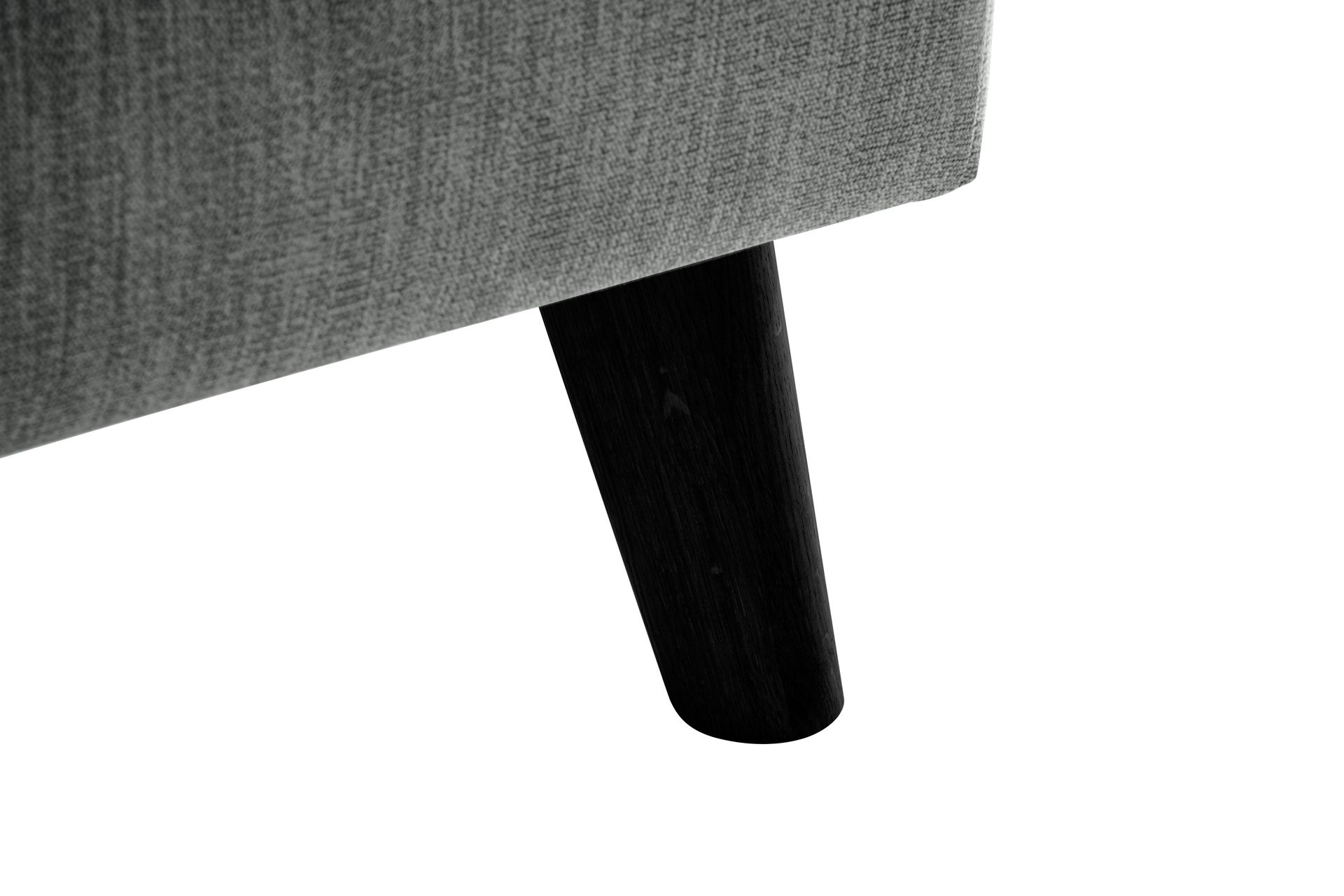 Trend Lyx 4-seters Venstrevendt L-formet Sjeselongsofa i Stoff - Grå - Møbler - Sofaer - Sofa med sjeselong