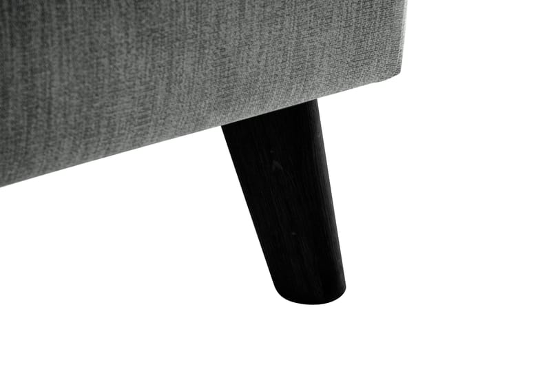 Trend Lyx 4-seters Venstrevendt L-formet Sjeselongsofa i Stoff - Grå - Møbler - Sofaer - Sofa med sjeselong