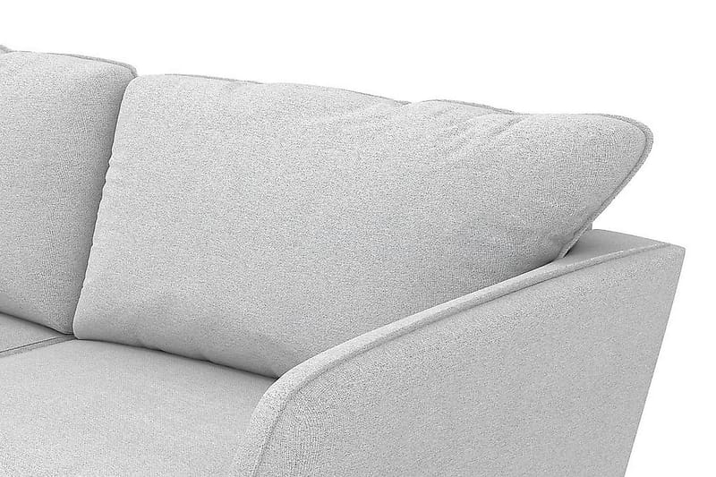Trend Lyx 4-seters Venstrevendt L-formet Sjeselongsofa i Stoff - Lys grå - Møbler - Sofaer - Sofa med sjeselong